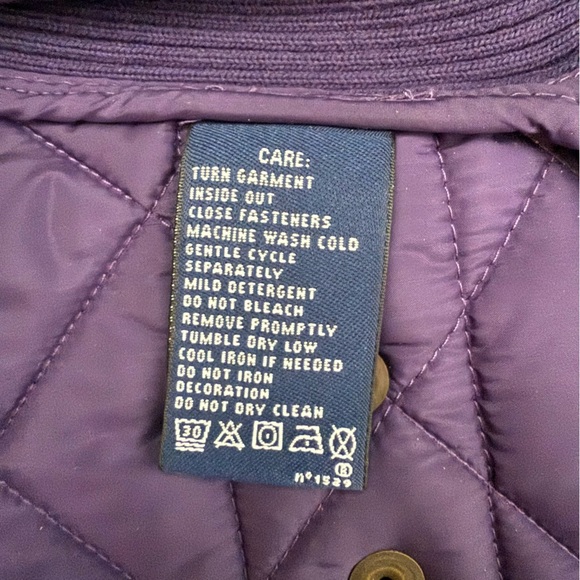 Ralph Lauren Sport Purple Quilted Suede Preppy Y2K Embroidered Women’s Vest - Picture 10 of 10